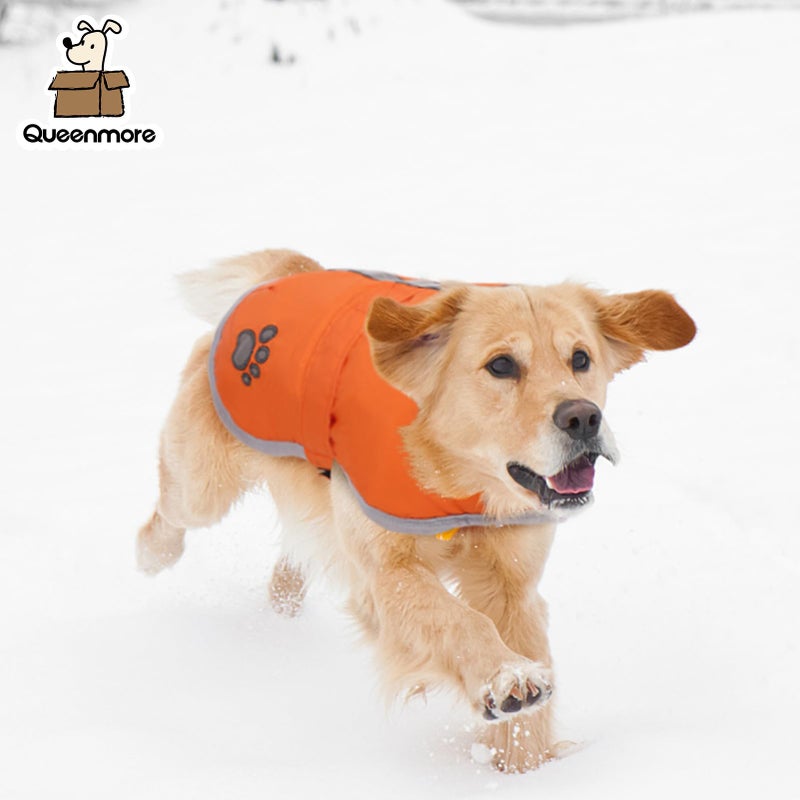 Queenmore Cold Weather Dog Coats Loft Reversible Winter Fleece Dog Vest Waterproof Pet Jacket Available in Extra Small, Small, Medium, Large Extra Large Sizes - Image 5